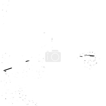 Ilustración de Grunge patrón sin costura en blanco y negro. Textura abstracta monocromática. Antecedentes de grietas, rasguños, astillas, manchas, manchas de tinta, líneas. Superficie de fondo de diseño oscuro. Elemento de impresión gris - Imagen libre de derechos