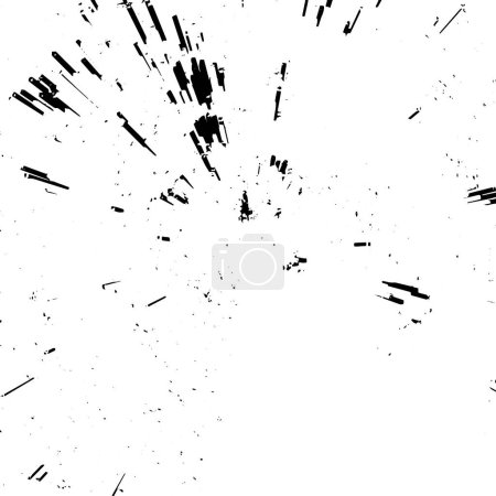 Ilustración de Fondo digital en blanco y negro de muchas columnas rectangulares de diferentes alturas con pequeños cuadrados - Imagen libre de derechos