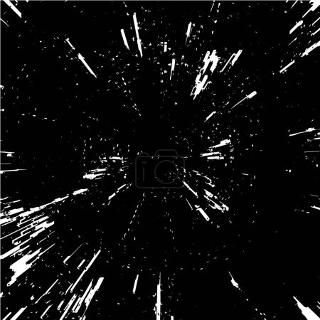 Illustration for Black and white grunge texture background Abstract monochrome illustration. . - Royalty Free Image