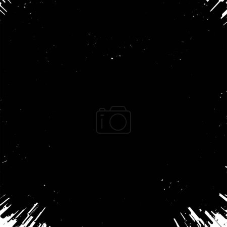Illustration for Black grunge texture. Distress grain dirty background - Royalty Free Image