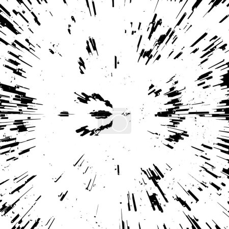 Ilustración de Grunge blanco y negro. Textura de superposición de angustia. Abstracto polvo superficial y áspero concepto de fondo de pared sucia. La angustia crea efecto grunge - Imagen libre de derechos