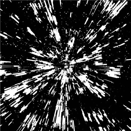 Ilustración de Grunge blanco y negro pintado textura fondo - Imagen libre de derechos