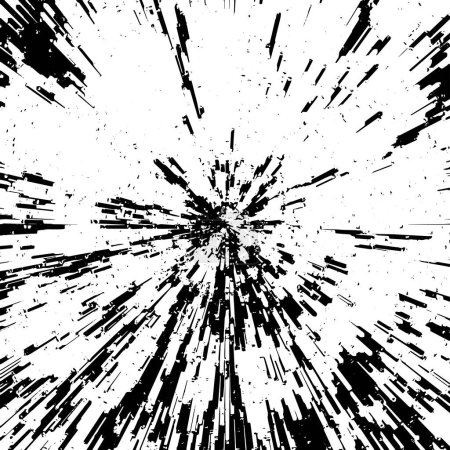 Ilustración de Grunge blanco y negro pintado textura fondo - Imagen libre de derechos