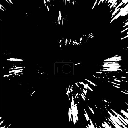 Illustration for Black and white grunge. Distress overlay texture. Abstract surface dust and rough dirty wall background concept. Distress illustration simply grunge effect . - Royalty Free Image