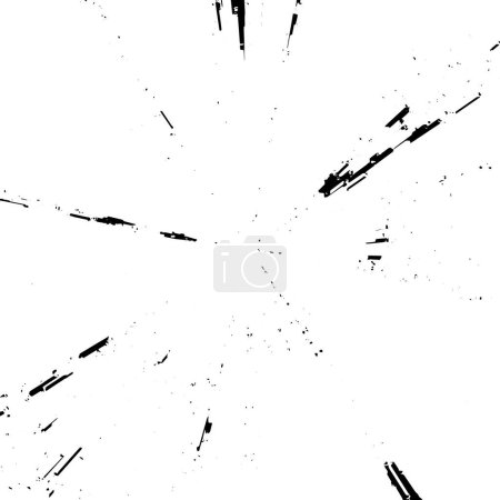 Ilustración de Grunge blanco y negro. Textura de superposición de angustia. Abstracto polvo superficial y áspero concepto de fondo de pared sucia. Distress ilustración simplemente efecto grunge . - Imagen libre de derechos