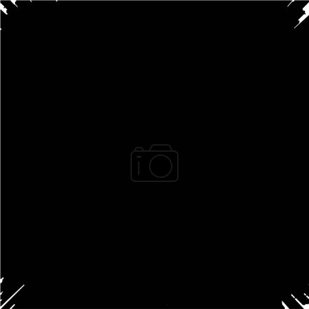 Illustration for Abstract Black distress rough vector background. Black grunge texture for the background - Royalty Free Image