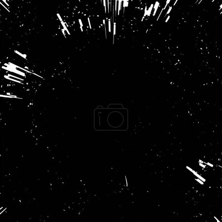 Illustration for Abstract Black distress rough vector background. Black grunge texture for the background - Royalty Free Image