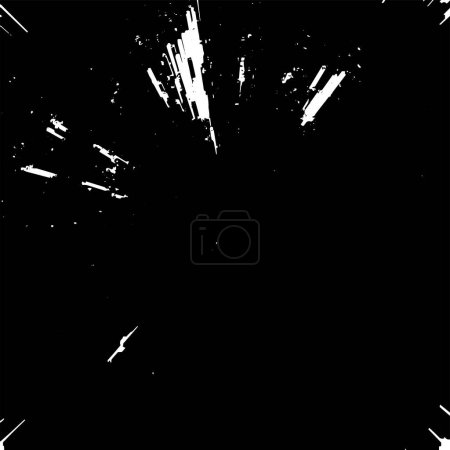 Ilustración de Abstract Black distress rough vector background. Black grunge texture for background - Imagen libre de derechos