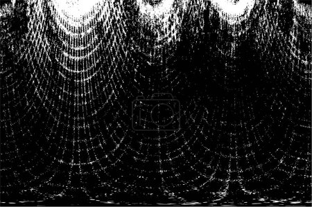 Ilustración de Antiguo fondo grunge rústico, textura abstracta en blanco y negro - Imagen libre de derechos