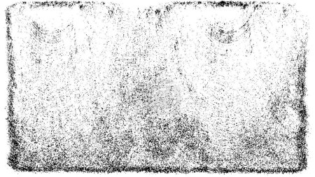 Ilustración de Antiguo fondo grunge rústico, textura abstracta en blanco y negro - Imagen libre de derechos