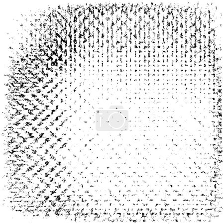 Téléchargez les illustrations : Abstrait monochrome texturé fond géométrique - en licence libre de droit