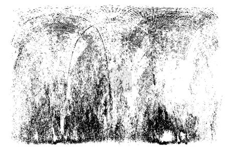 Illustration for Abstract grunge weathered background, black and white - Royalty Free Image