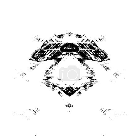 Illustration for A black and white grunge texture of a wall - Royalty Free Image