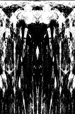 Ilustración de Una textura grunge en blanco y negro de una pared - Imagen libre de derechos