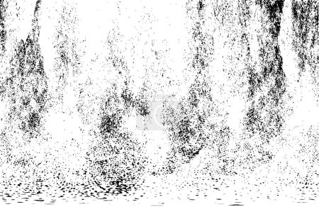 Illustration for Abstract grunge weathered background, black and white - Royalty Free Image
