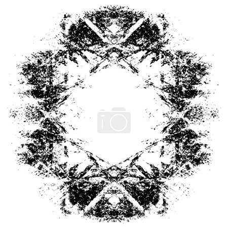 Illustration for Futuristic abstract grunge geometric modern pattern - Royalty Free Image