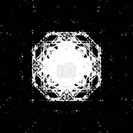 Illustration for Black and white grunge textured background - Royalty Free Image