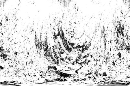 Illustration for Black and white grunge weathered background - Royalty Free Image