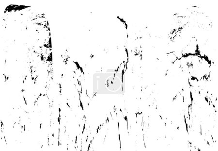 Illustration for Black and white monochrome abstract weathered background - Royalty Free Image