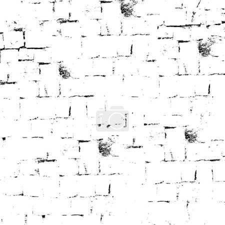 Illustration for Black and white shabby paint surface - Royalty Free Image
