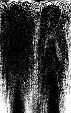 Ilustración de Grietas en hormigón blanco y negro - Imagen libre de derechos