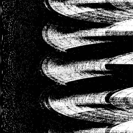 Ilustración de Fondo abstracto. Textura monocromática. Tonos blanco y negro
. - Imagen libre de derechos