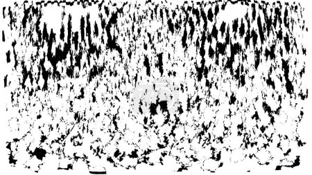 Ilustración de Negro y blanco monocromo viejo grunge vintage fondo abstracto, textura con patrón retro - Imagen libre de derechos