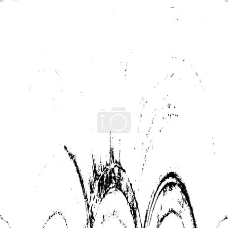 Illustration for Black and white textured pattern vector background - Royalty Free Image