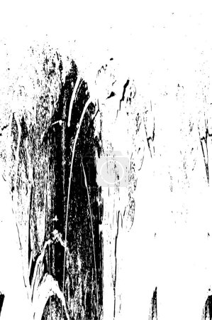 Illustration for Cracks on concrete black and white - Royalty Free Image