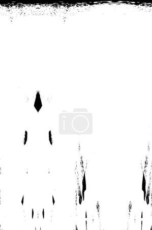 Illustration for Old abstract black and white background, grunge texture - Royalty Free Image