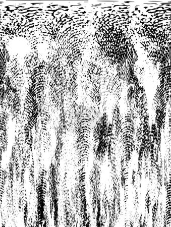Illustration for Abstract grunge background with different patterns, black and white - Royalty Free Image