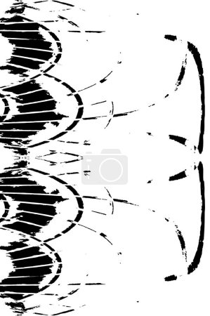 Illustration for Black and white grunge weathered background - Royalty Free Image