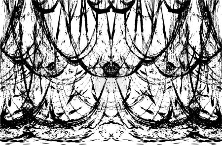 Ilustración de Grunge áspero fondo blanco y negro - Imagen libre de derechos