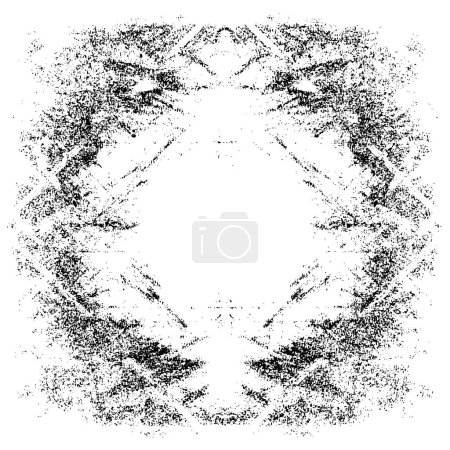 Illustration for Abstract grunge monochrome background. vector illustration - Royalty Free Image