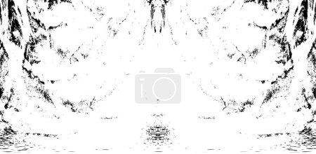 Ilustración de Diseño texturizado abstracto blanco y negro - Imagen libre de derechos
