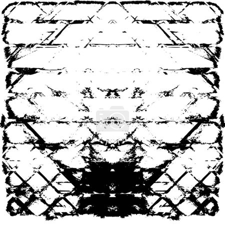 Illustration for Black and white abstract textured background - Royalty Free Image