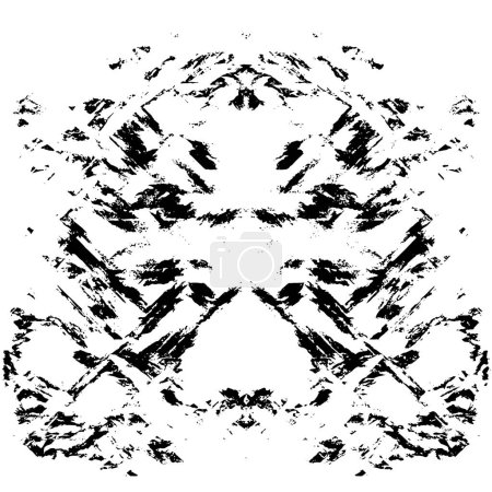 Ilustración de Fondo grunge abstracto. textura en blanco y negro. ilustración vectorial
. - Imagen libre de derechos