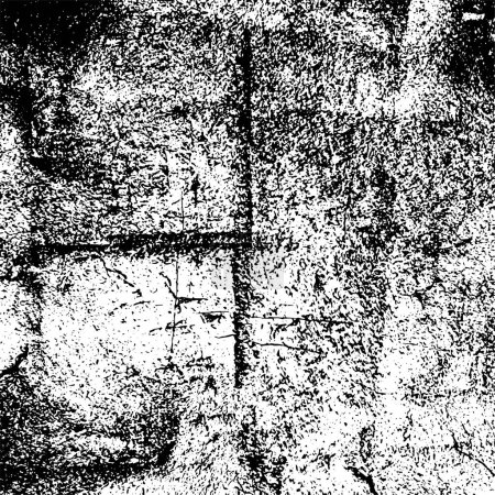 Ilustración de Fondo grunge abstracto. textura en blanco y negro. ilustración vectorial
. - Imagen libre de derechos