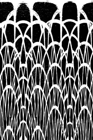 Illustration for Rough grunge pattern design vector illustration background - Royalty Free Image