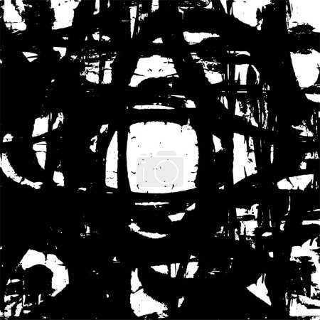 Ilustración de Grunge fondo abstracto en blanco y negro - Imagen libre de derechos