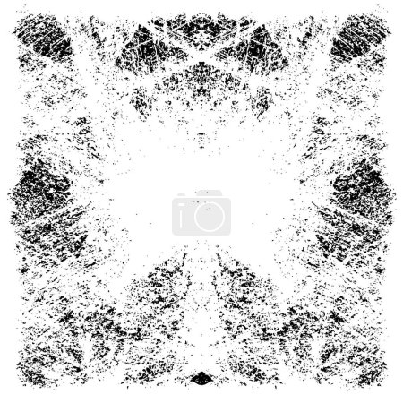 Illustration for Grunge black and white abstract background - Royalty Free Image