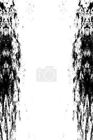Illustration for Grunge monochrome textured illustration - Royalty Free Image
