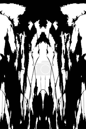 Illustration for Abstract grunge background. monochrome texture. image including effect the black and white tones. - Royalty Free Image
