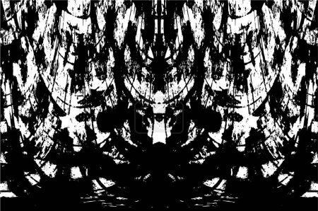 Ilustración de Fondo grunge abstracto. textura monocromática. efecto de imagen los tonos blanco y negro. - Imagen libre de derechos
