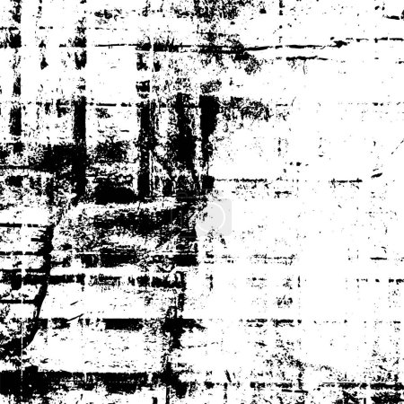 Illustration for Grunge texture. black and rough  texture. - Royalty Free Image