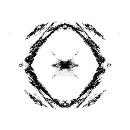 Ilustración de Grunge oscuro patrón blanco y negro - Imagen libre de derechos
