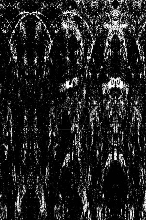 Illustration for Dark grunge black and white pattern - Royalty Free Image