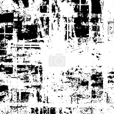 Ilustración de Fondo grunge abstracto blanco y negro - Imagen libre de derechos