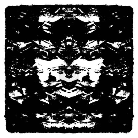 Illustration for Black and white abstract grunge background - Royalty Free Image