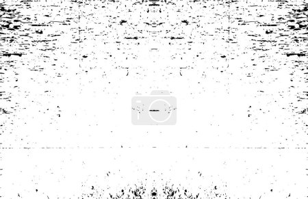 Illustration for Black and white ornamental abstract textured background - Royalty Free Image